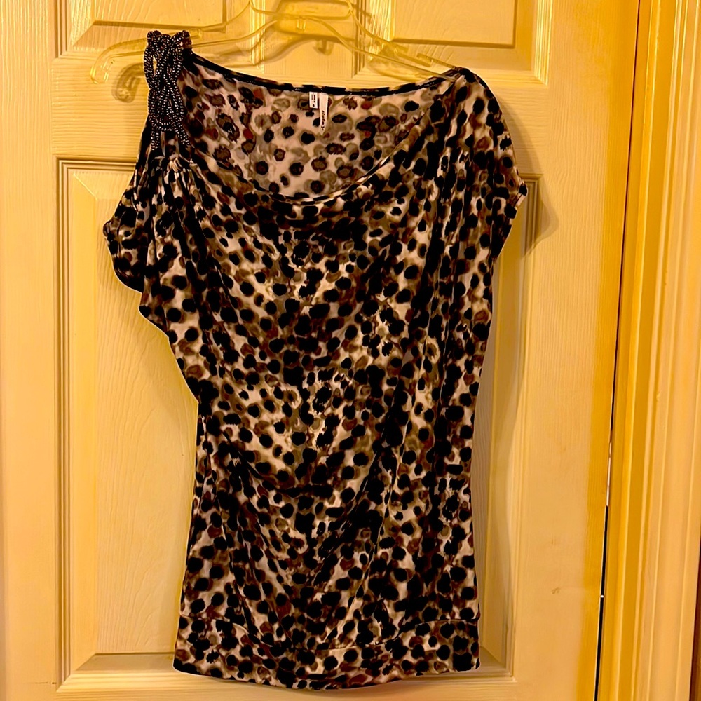 Studio Y Leopard Print Top.